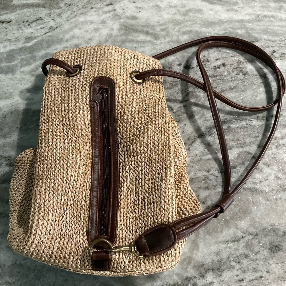 Strada tan woven backpack - Picture 7 of 11
